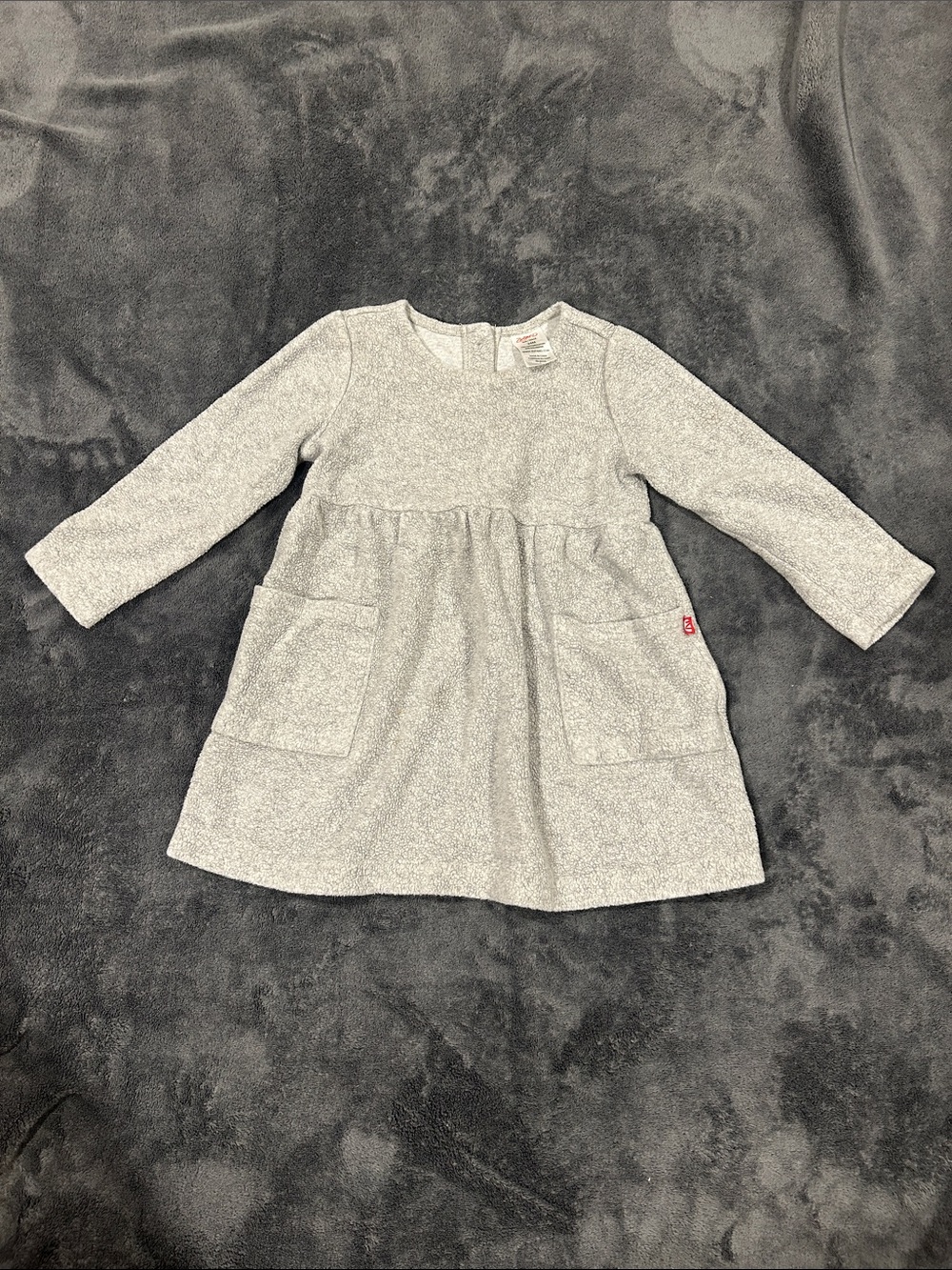 Zutano Gray Long-Sleeve Dress